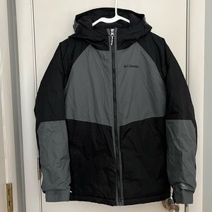 Columbia Alpine Action Omni Shield Heavy Jacket - Black / Grey - Hooded